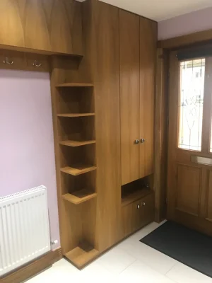 Bespoke joinery with a wardrobe next door